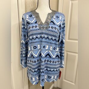 Cathy Daniels size M bead details top